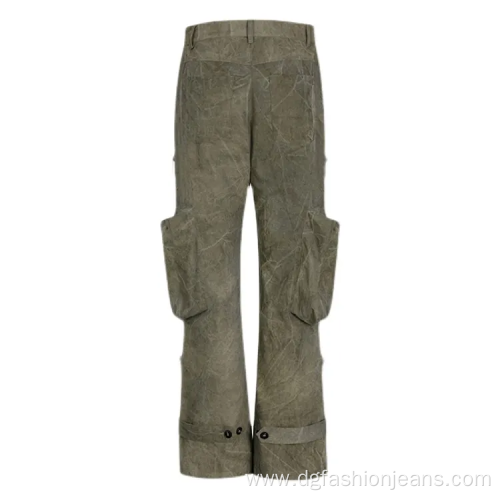 Mens Trousers Casual Cargo Pants